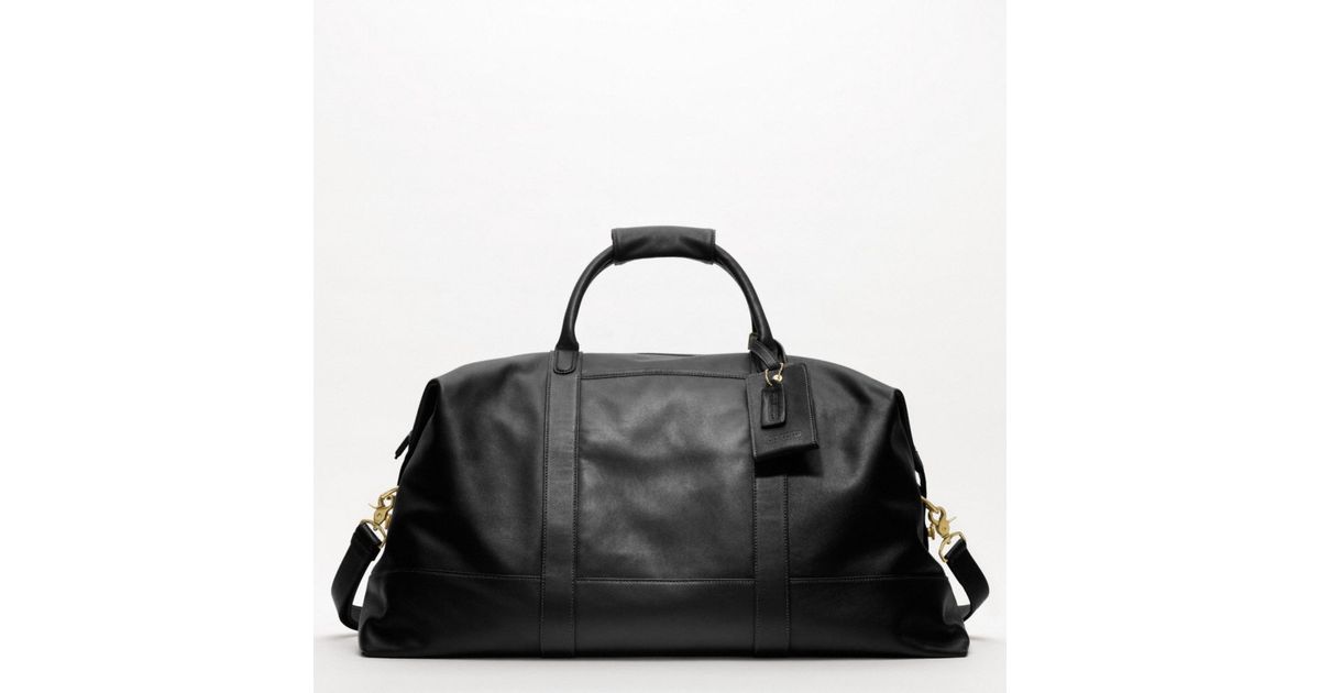 Coach Large Cabin Bag In Black For Men Lyst