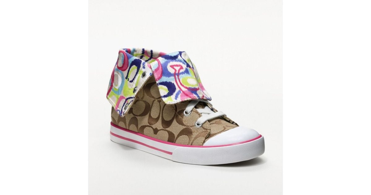 coach bonney high top sneakers
