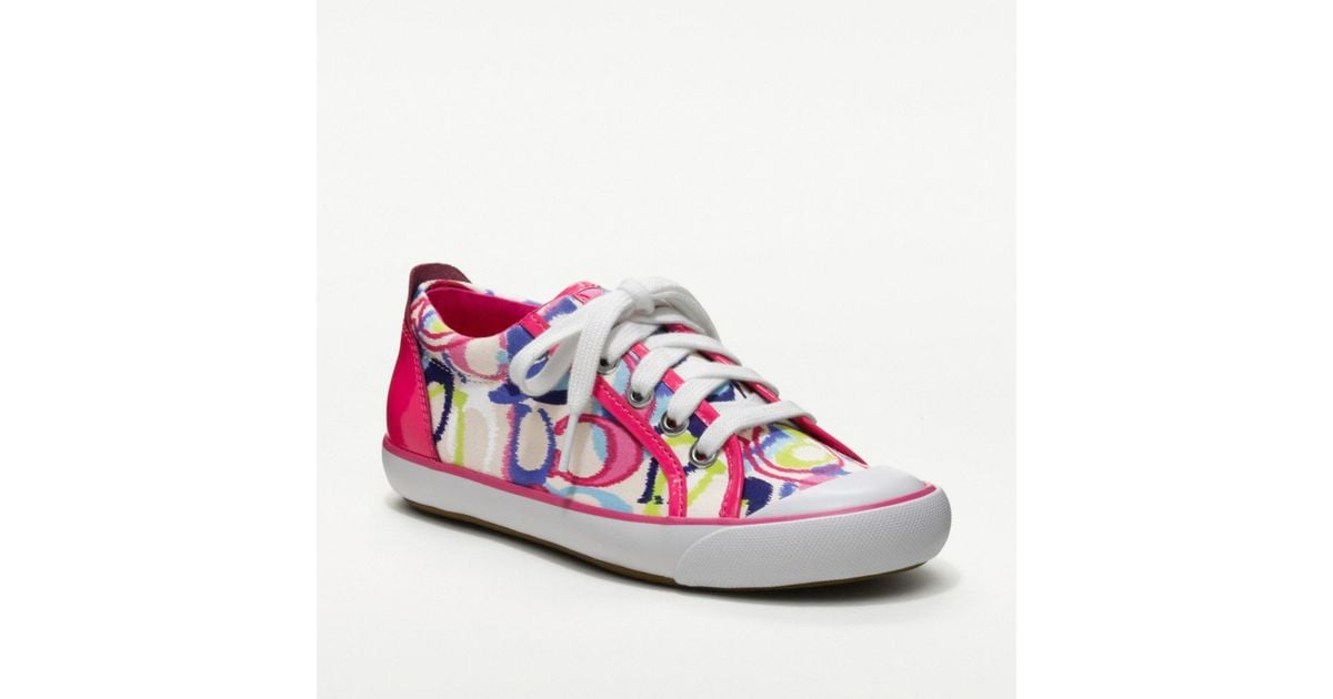 coach barrett sneaker multicolor