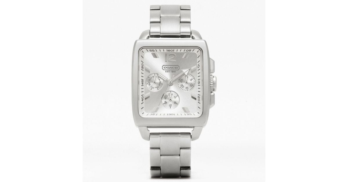 Coach square watch online