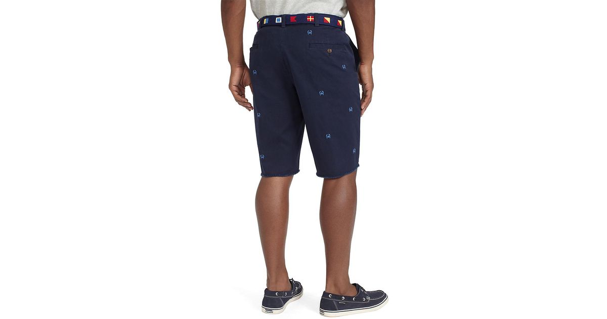 Brooks Brothers Crab Embroidered Bermuda Shorts in Navy (Blue) for Men
