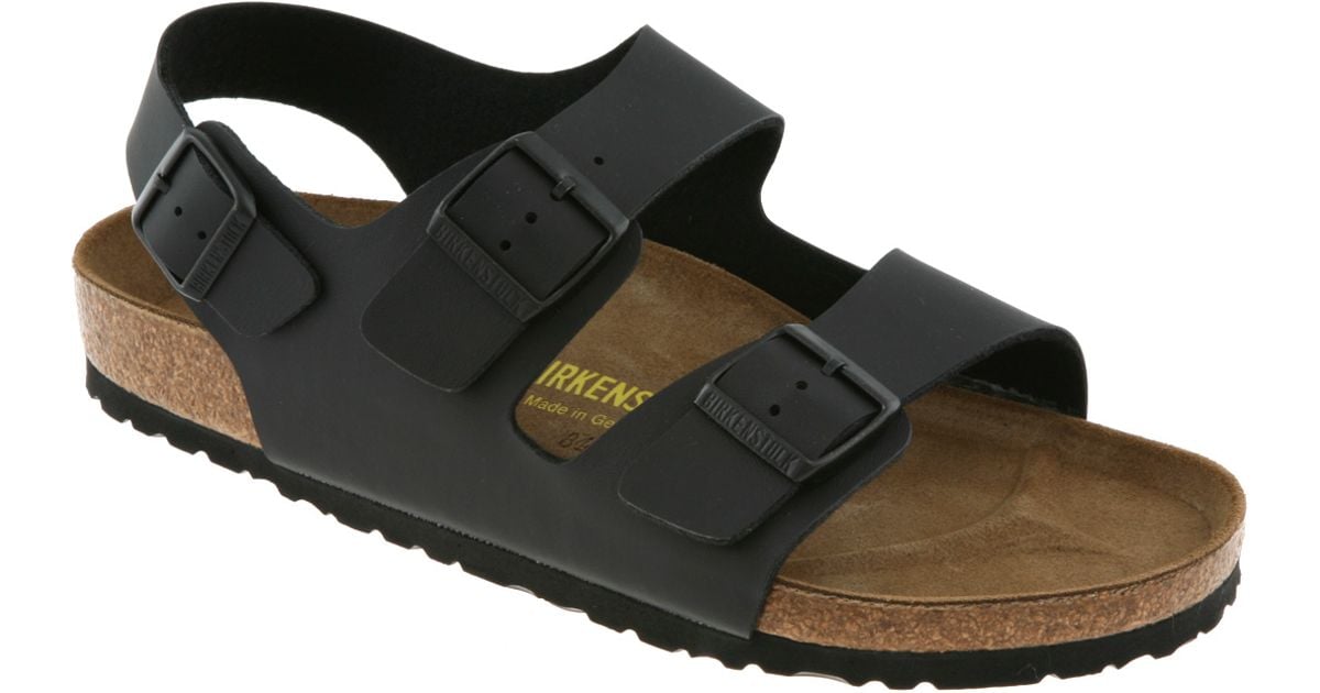 rubber birkenstocks black