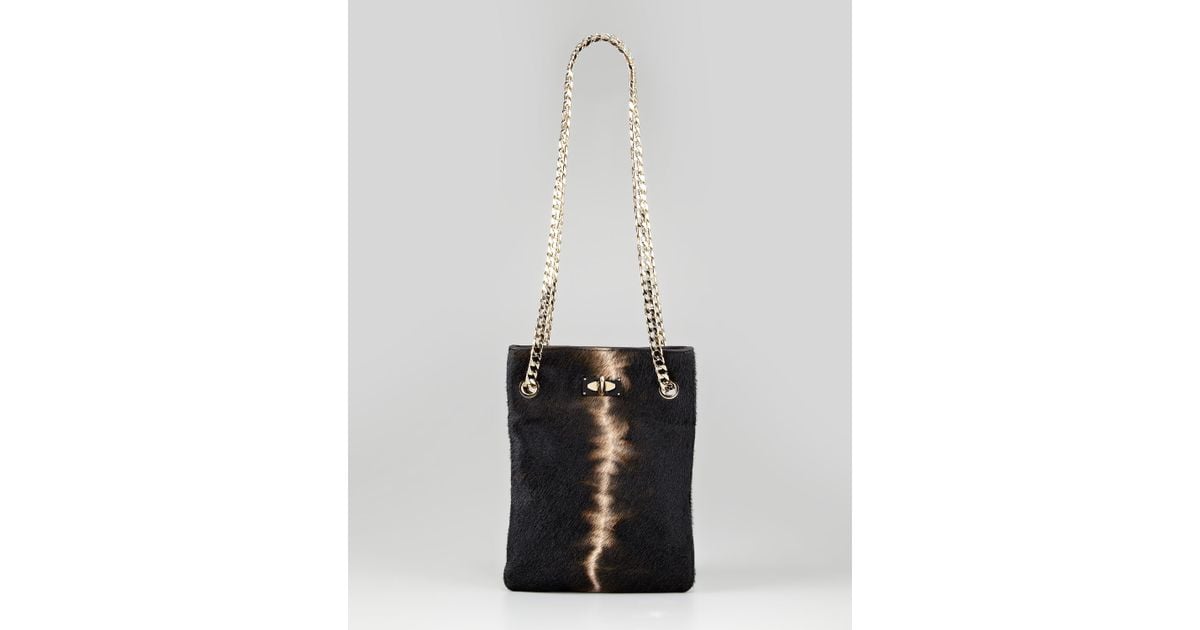 fur chain bag
