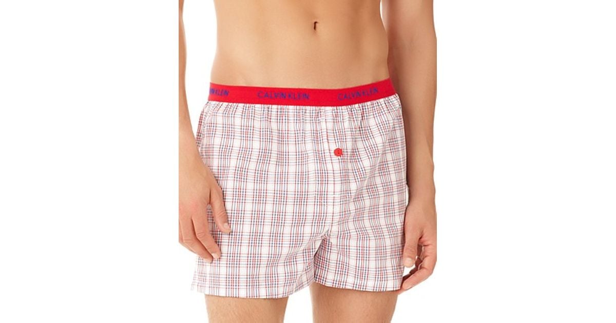 calvin klein matrix slim fit boxer