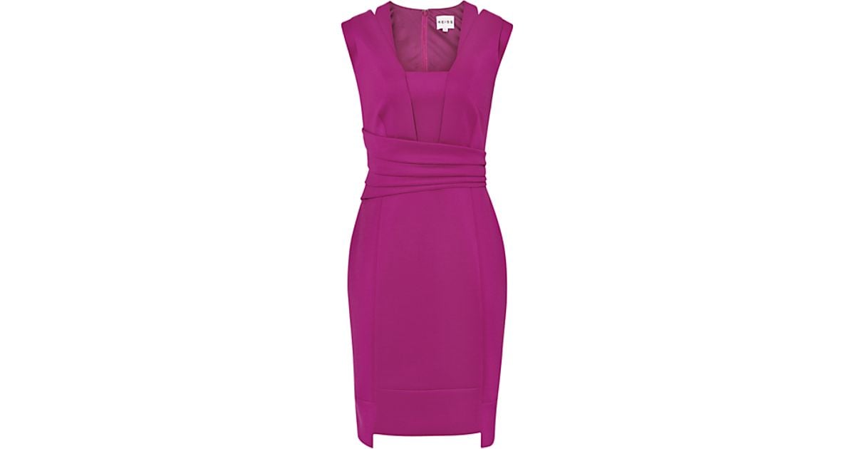 magenta dress casual