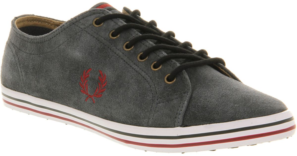 fred perry suede