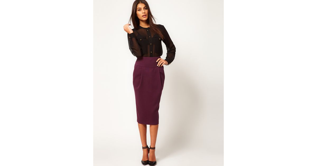 Longline pencil skirt Clearance