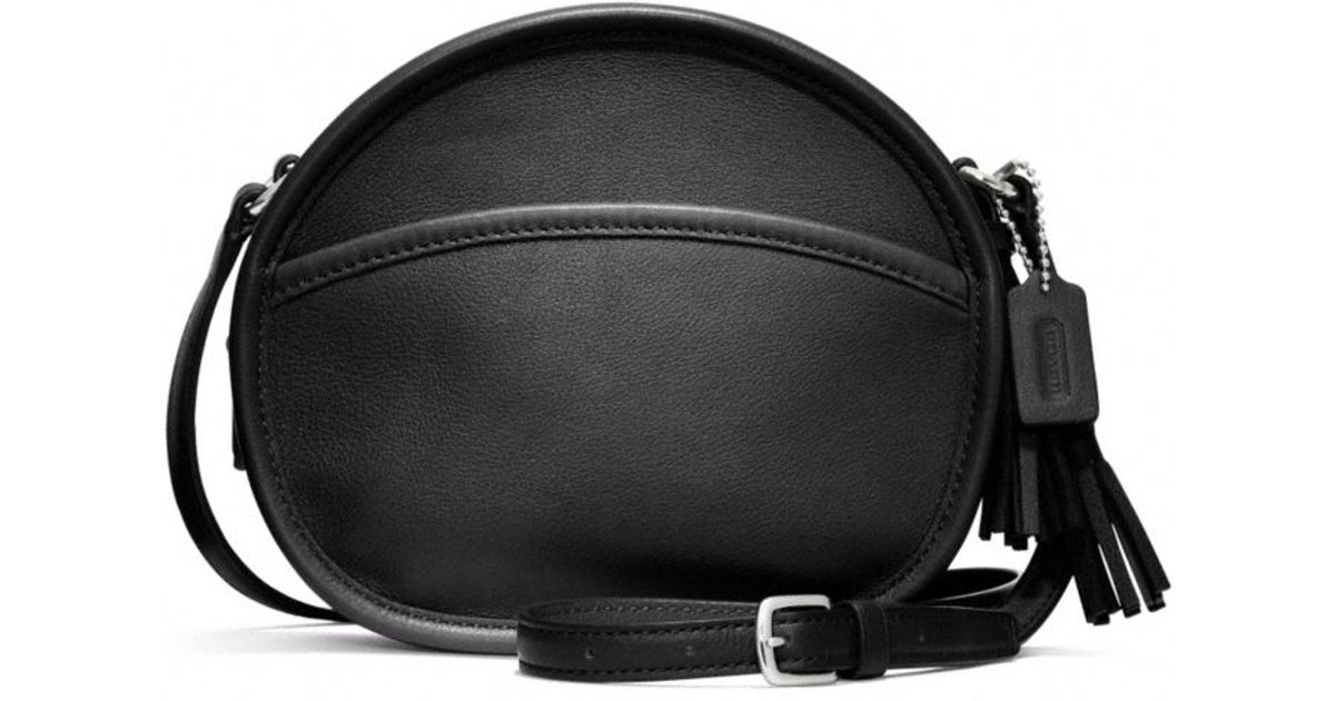 COACH Legacy Leather Canteen Bag in Silver/Black (Black) Lyst