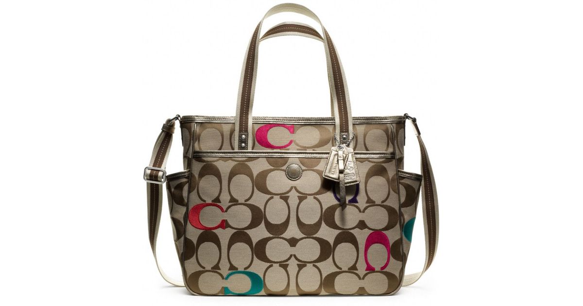 coach embroidered bag