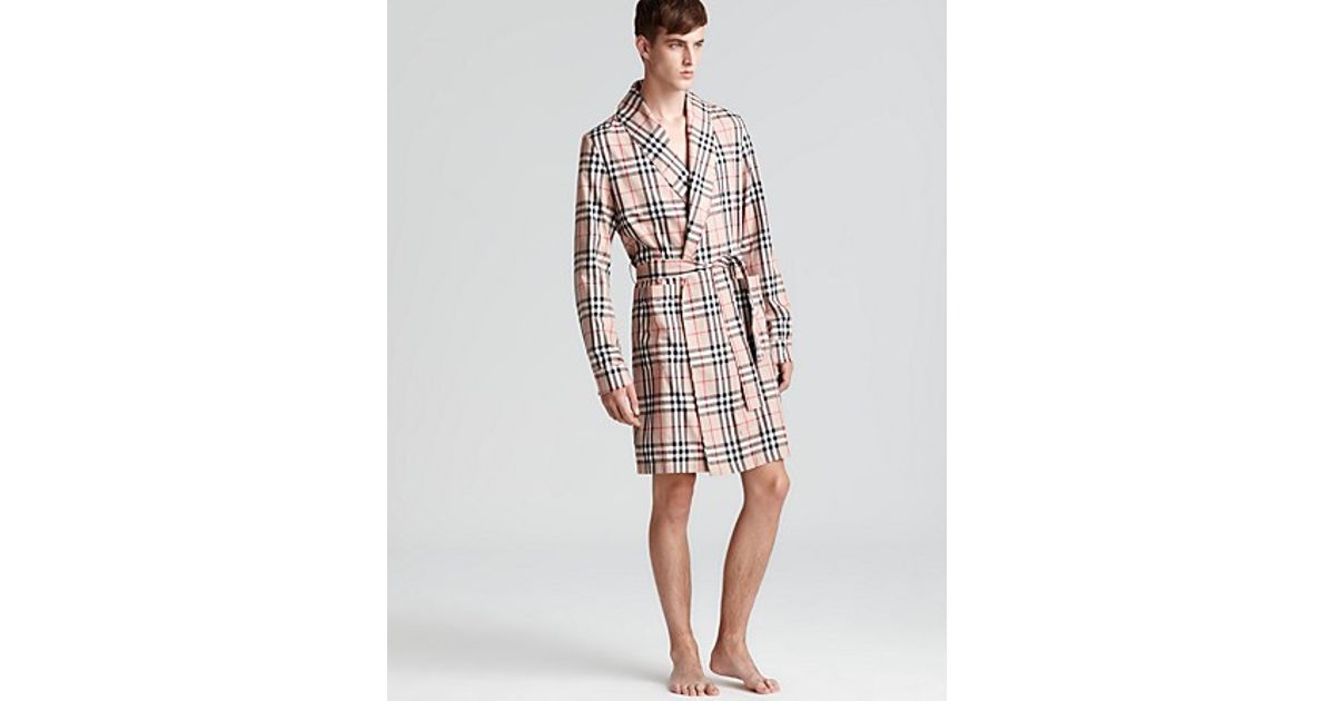 burberry silk robe