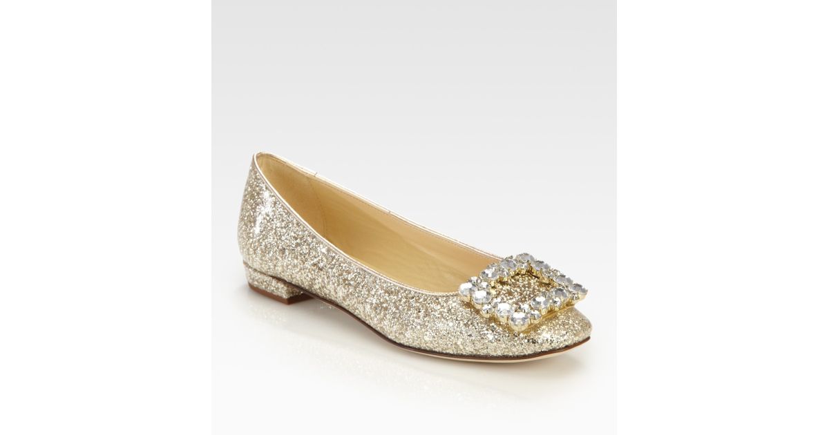 kate spade sparkle flats