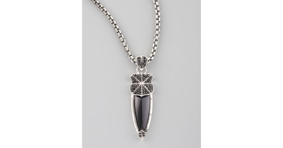 Stephen Webster Blue Tigers Eye Dagger Necklace In Metallic For Men Lyst - Stephen Webster Dagger Pendant Stephen Webster Blue Tigers Eye Dagger Necklace In Metallic For Men Lyst - Stephen Webster Dagger Pendant