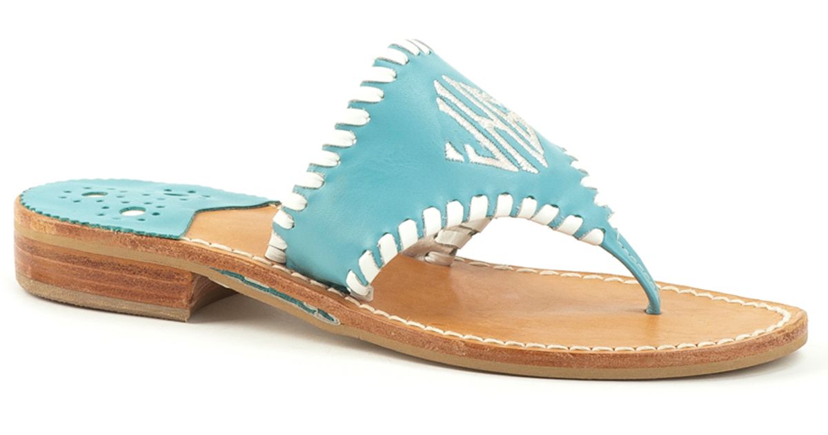 jack rogers turquoise sandals