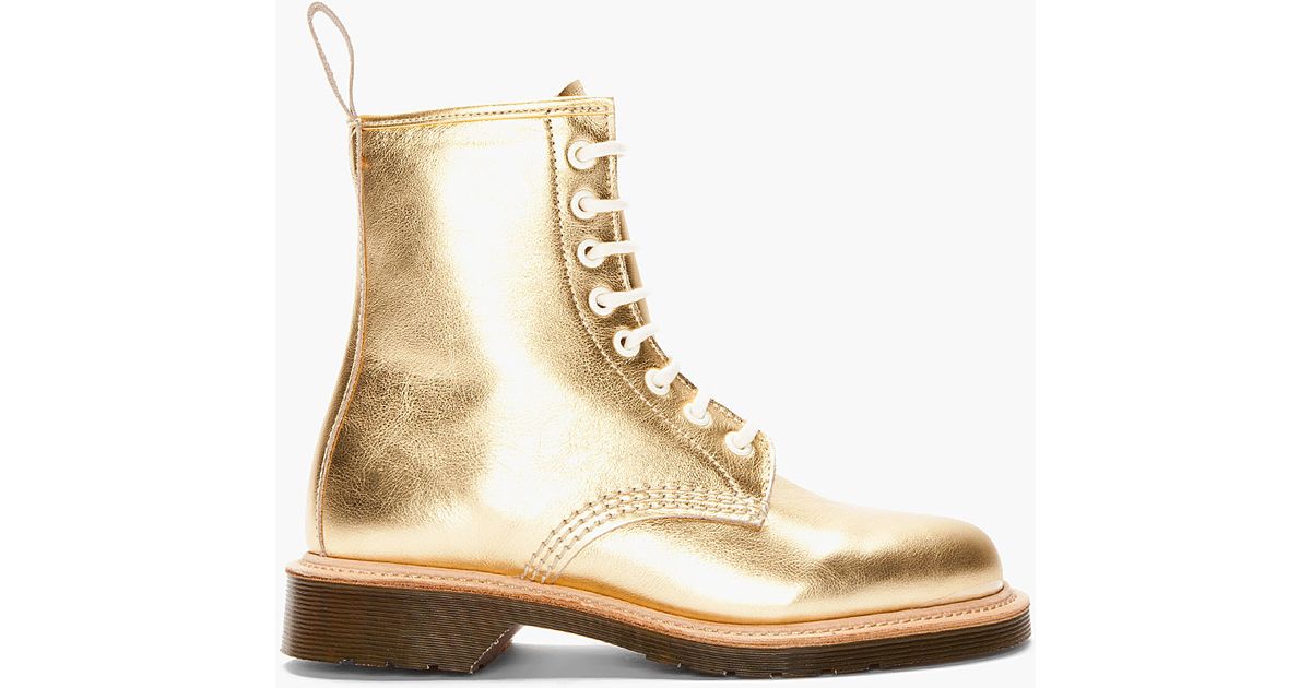 gold work boots