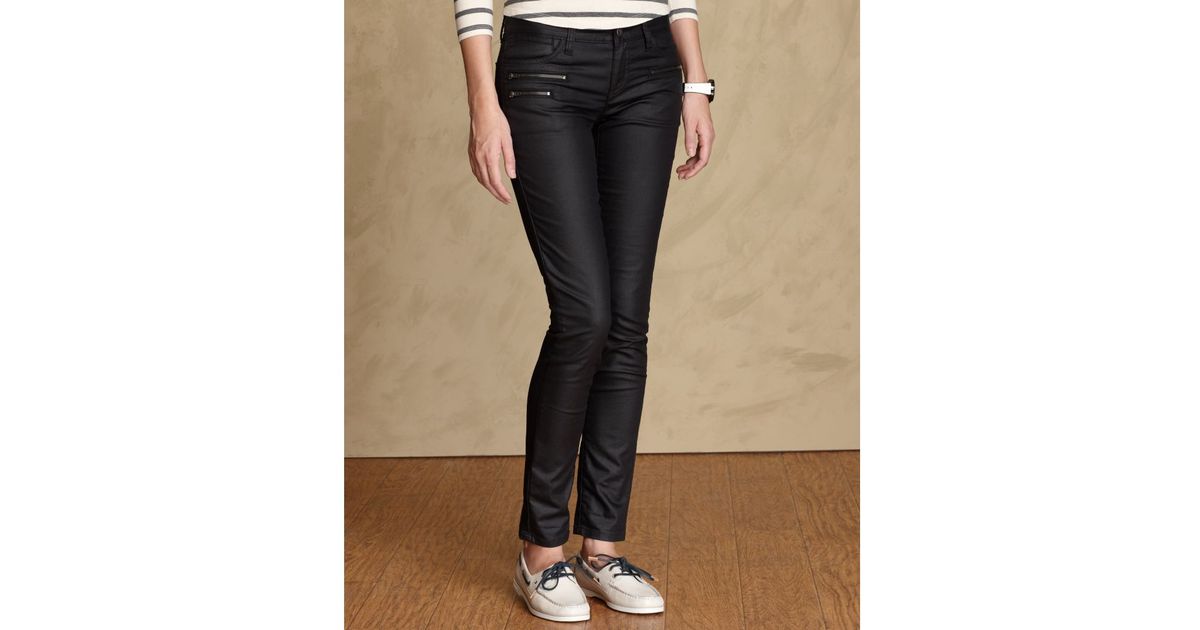 tommy hilfiger coated jeans