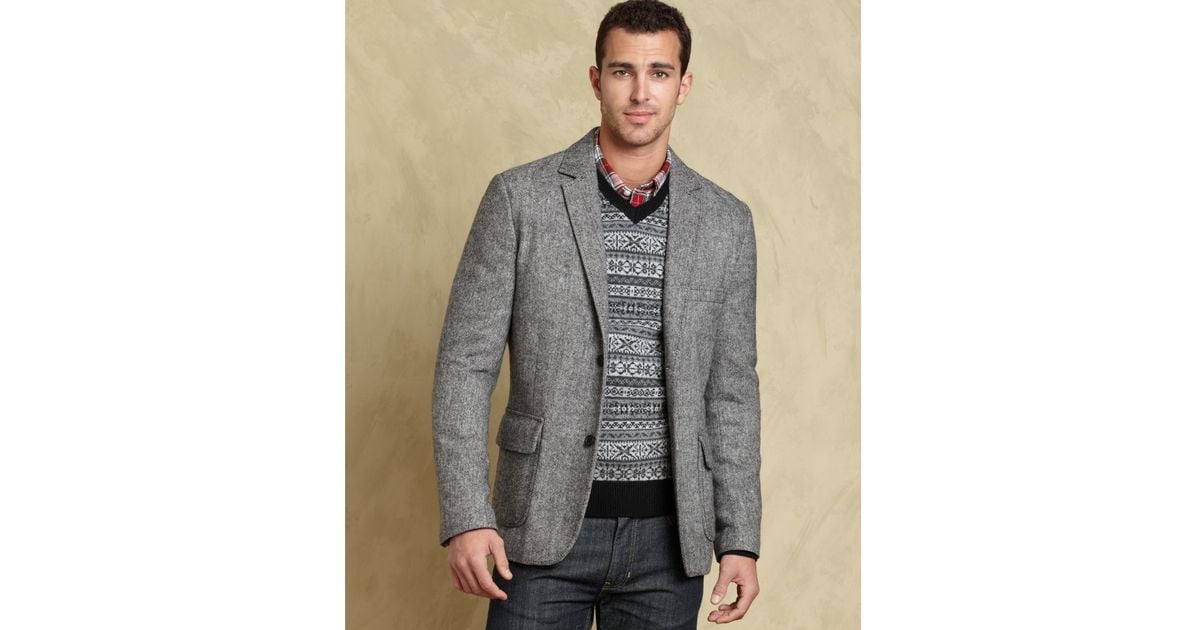 tommy hilfiger tweed blazer