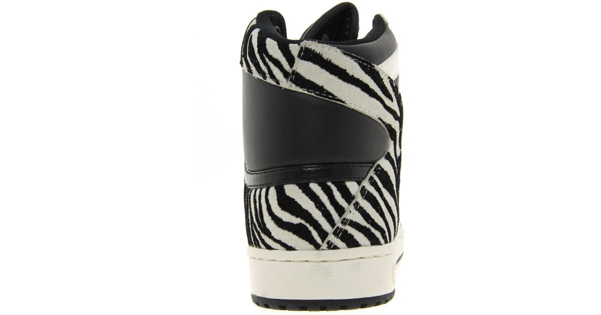 adidas Decade Animal Print High Top Trainers in Black - Lyst