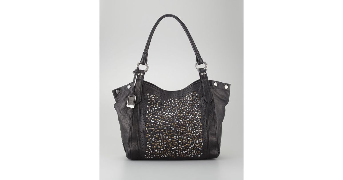 frye deborah studded bag