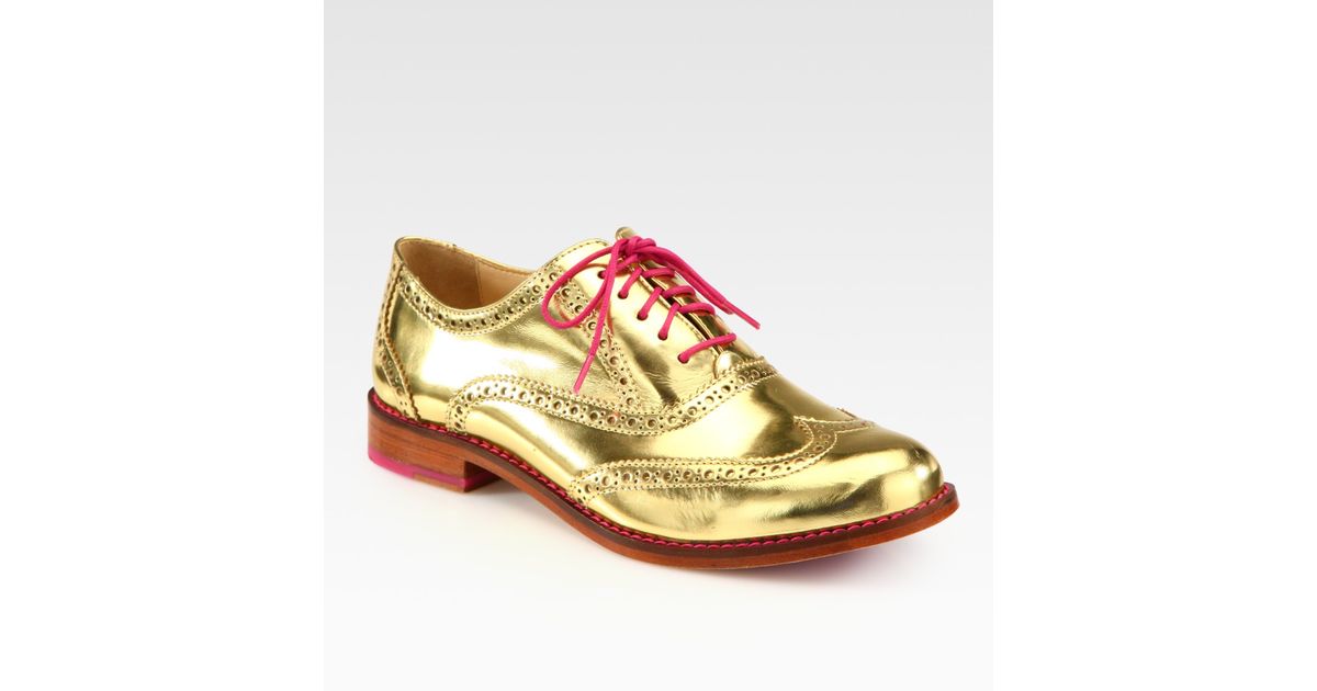 cole haan gold loafers