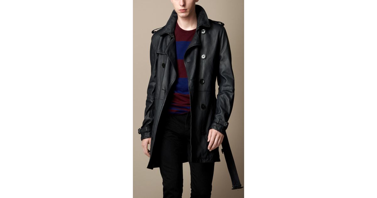 Burberry brit trench coat mens clearance