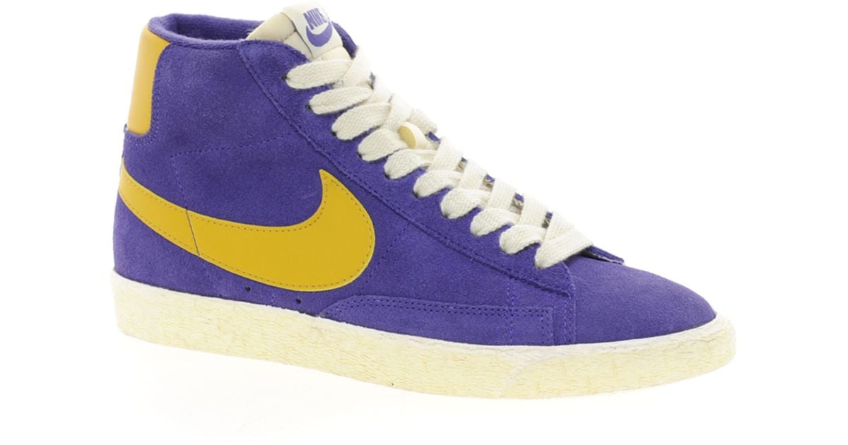 purple suede trainers