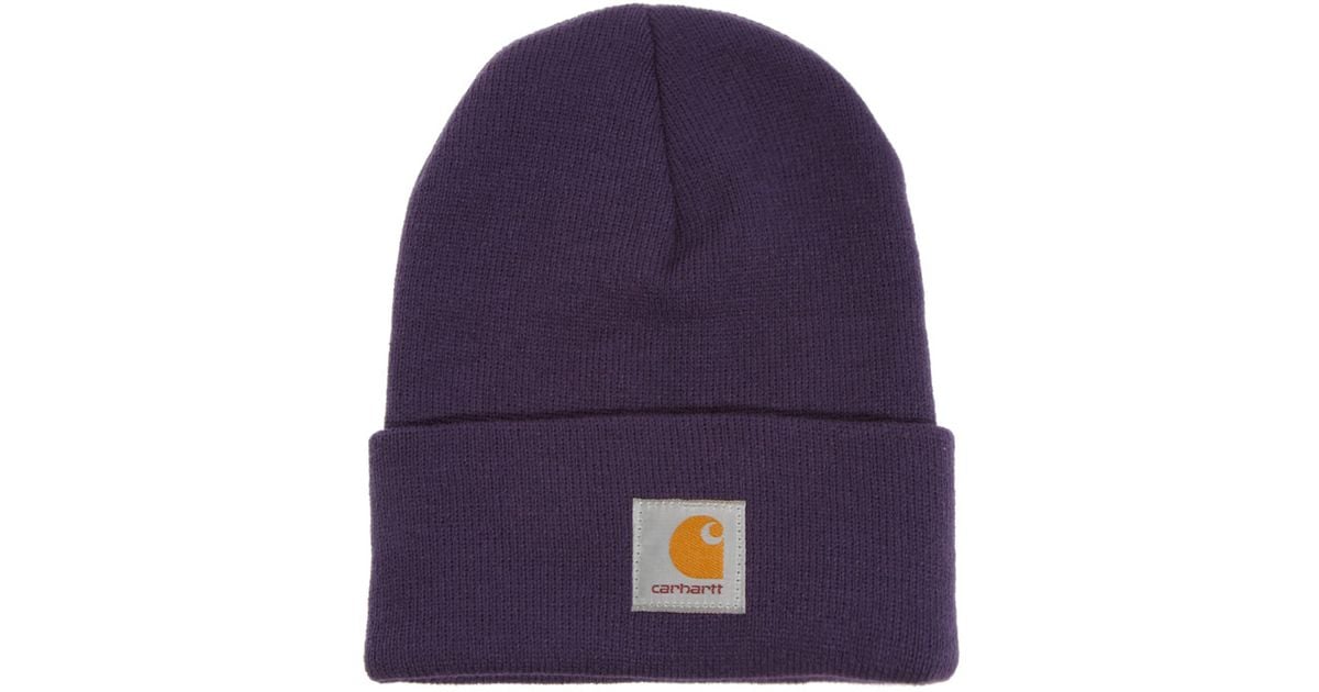 Carhartt Beanie in Purple for Men | Lyst