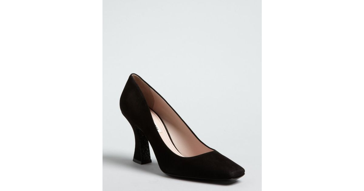 black sparkly pumps uk