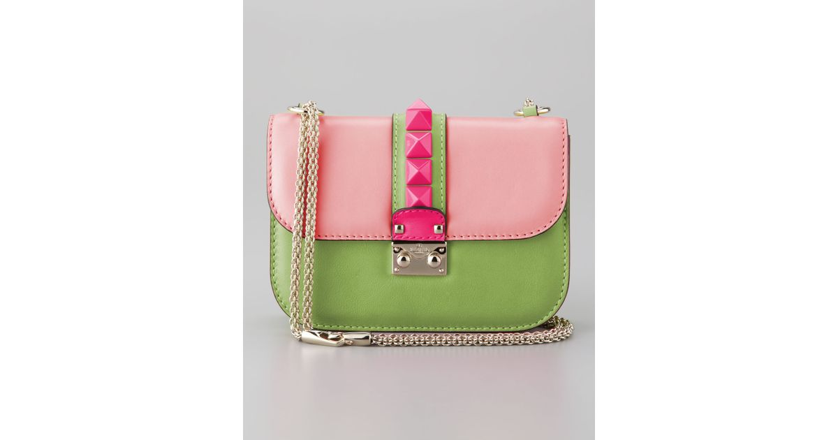 Valentino Glam Lock Small Bag in Light Pink (Pink) - Lyst