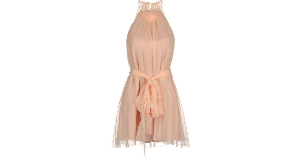 Dolce & gabbana Short Dress in Pink (rose) | Lyst