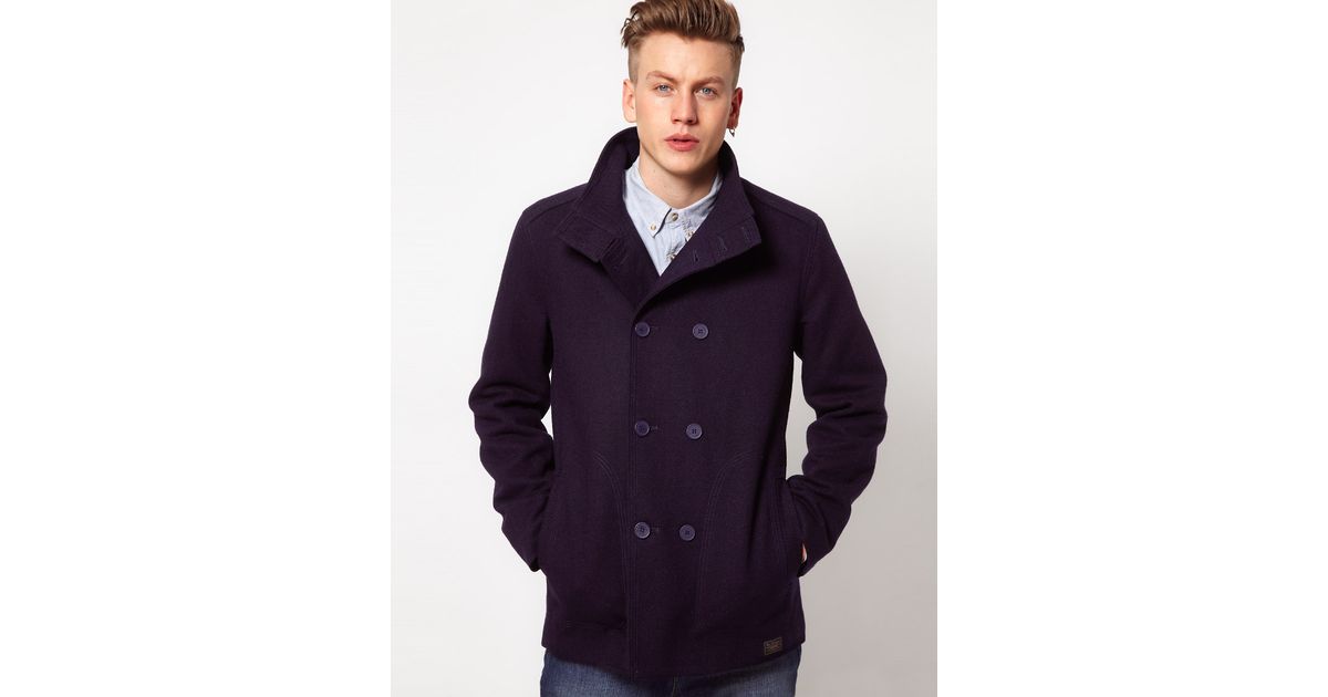 moss bros peacoat