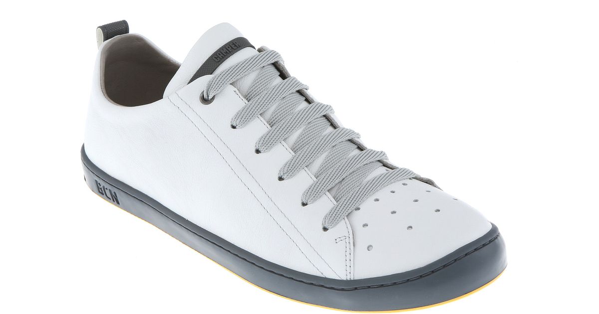 camper white shoes