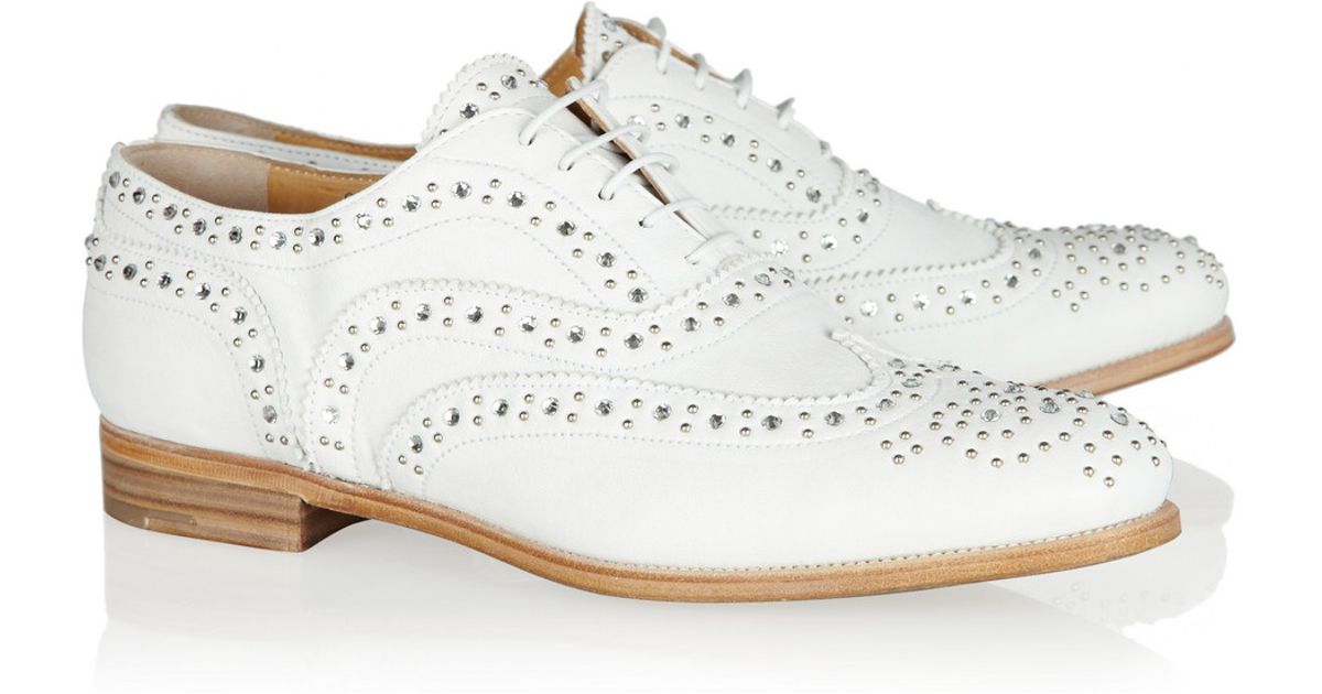 Church's Burwood Crystal Brogue in White (Natural) - Lyst