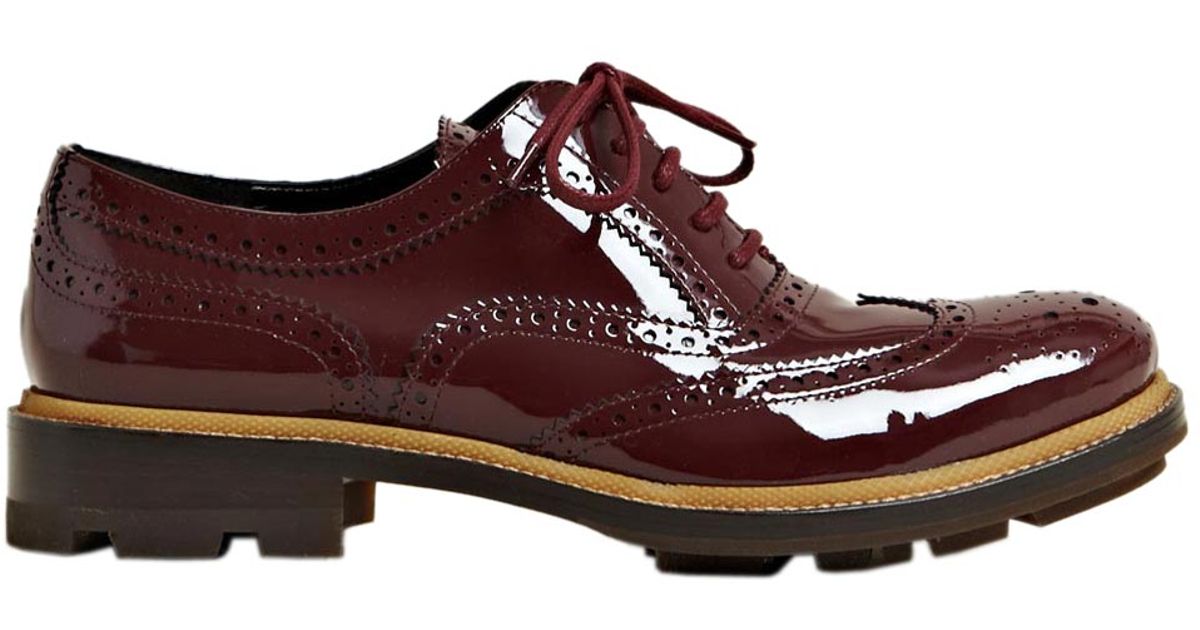 Ladies Burgundy Brogue Shoes Online Sale, UP TO 52% OFF