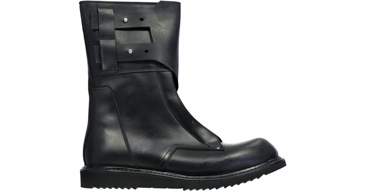 rick owens military boots
