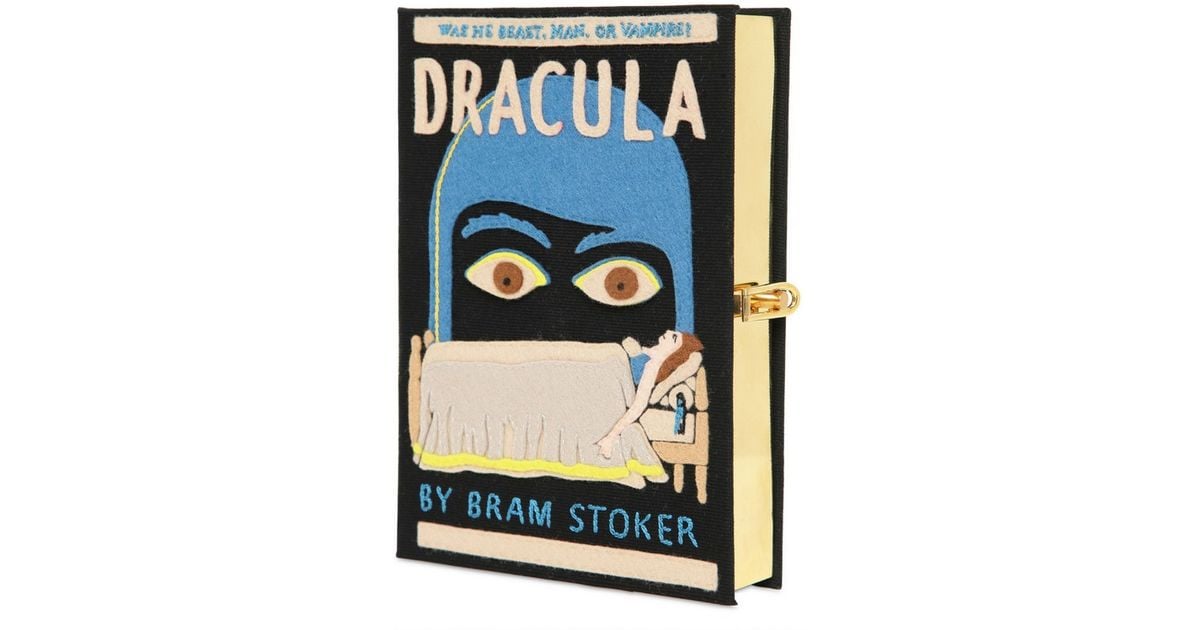 Olympia Le-Tan Dracula Cotton Book Clutch - Lyst