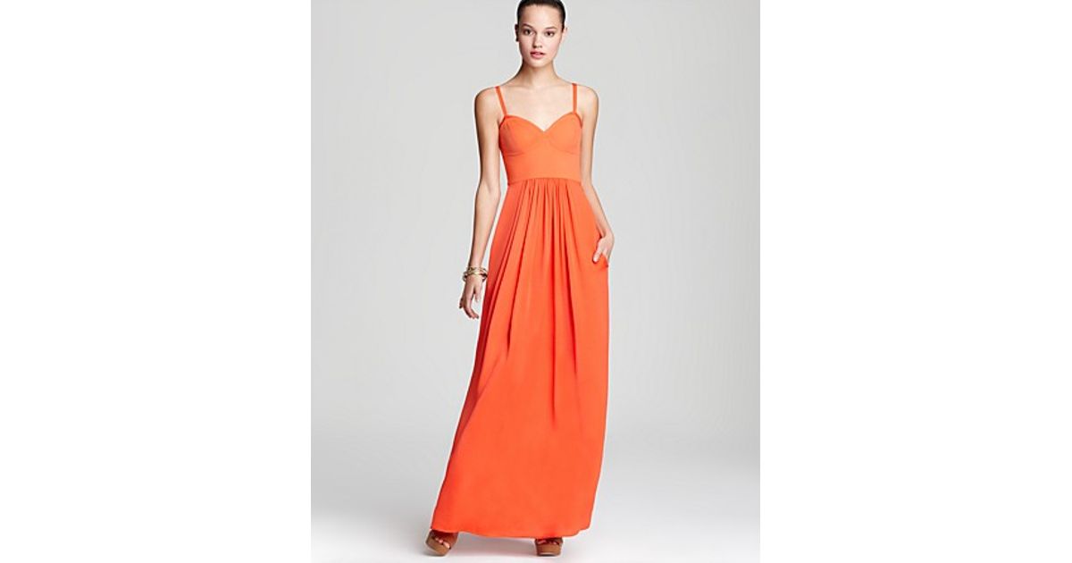 bcbg spaghetti strap dress