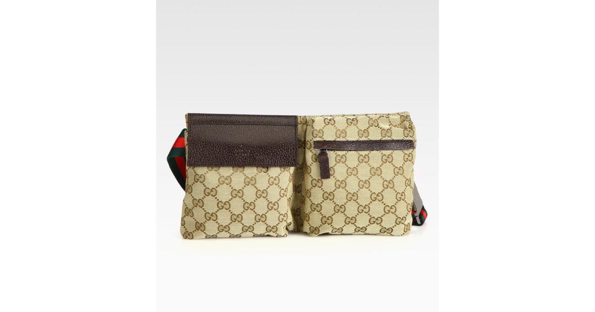 Gucci Gg Canvas Belt Bag in Beige (Natural) for Men - Lyst