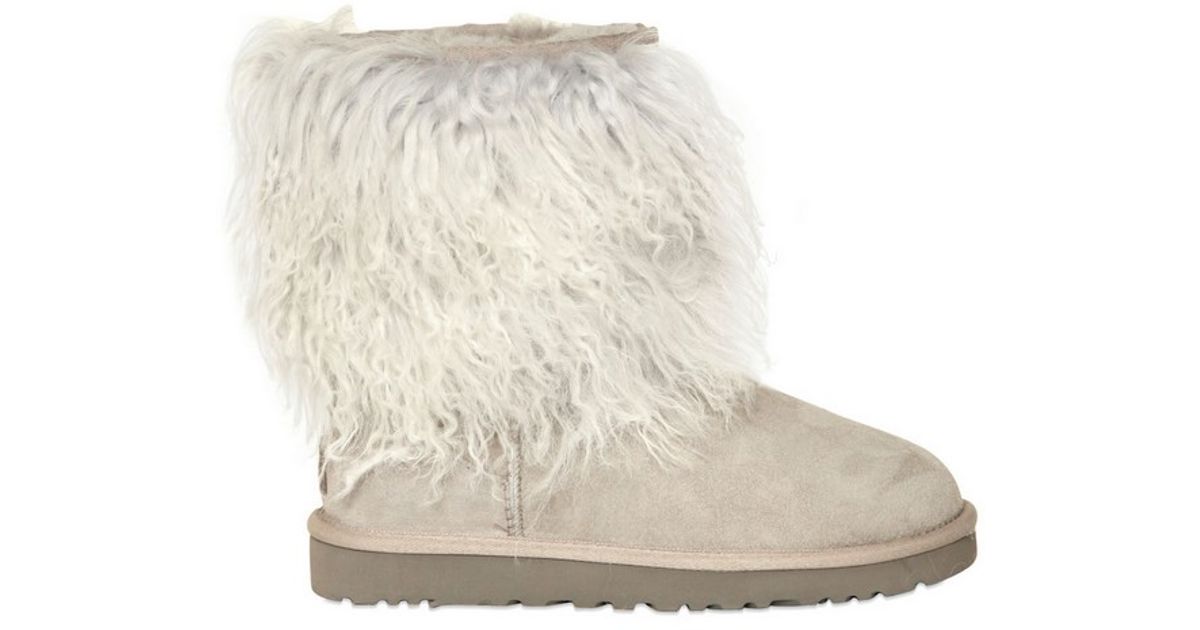 uggs with fur trim