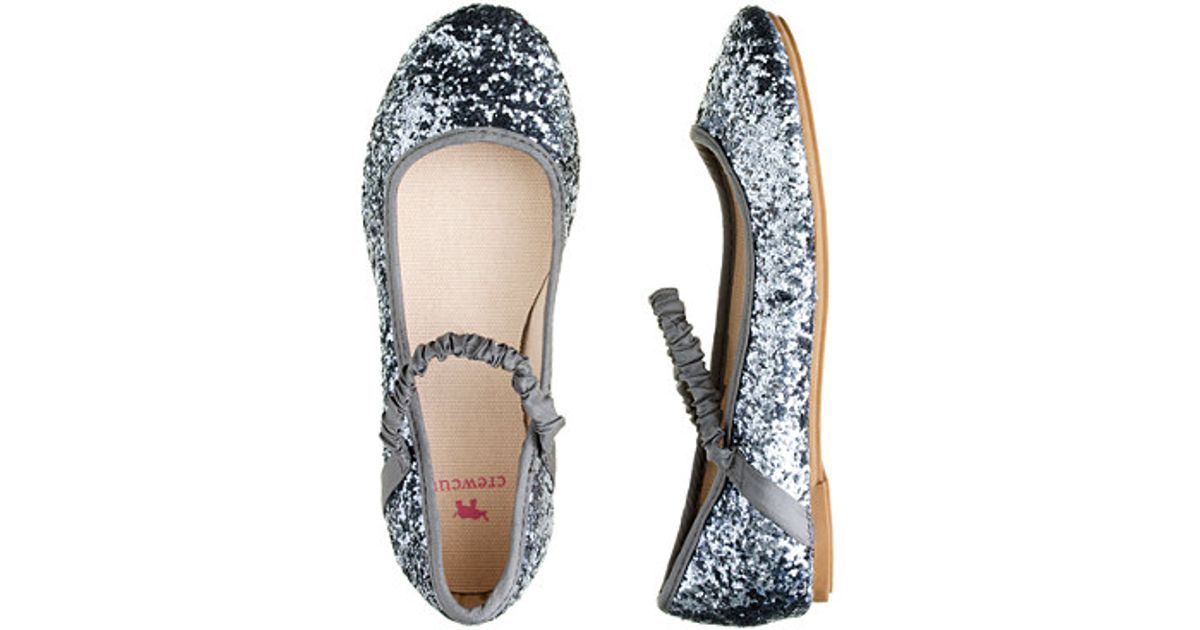 girls glitter ballet pumps