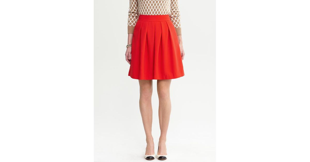 Banana republic red skirt Clearance