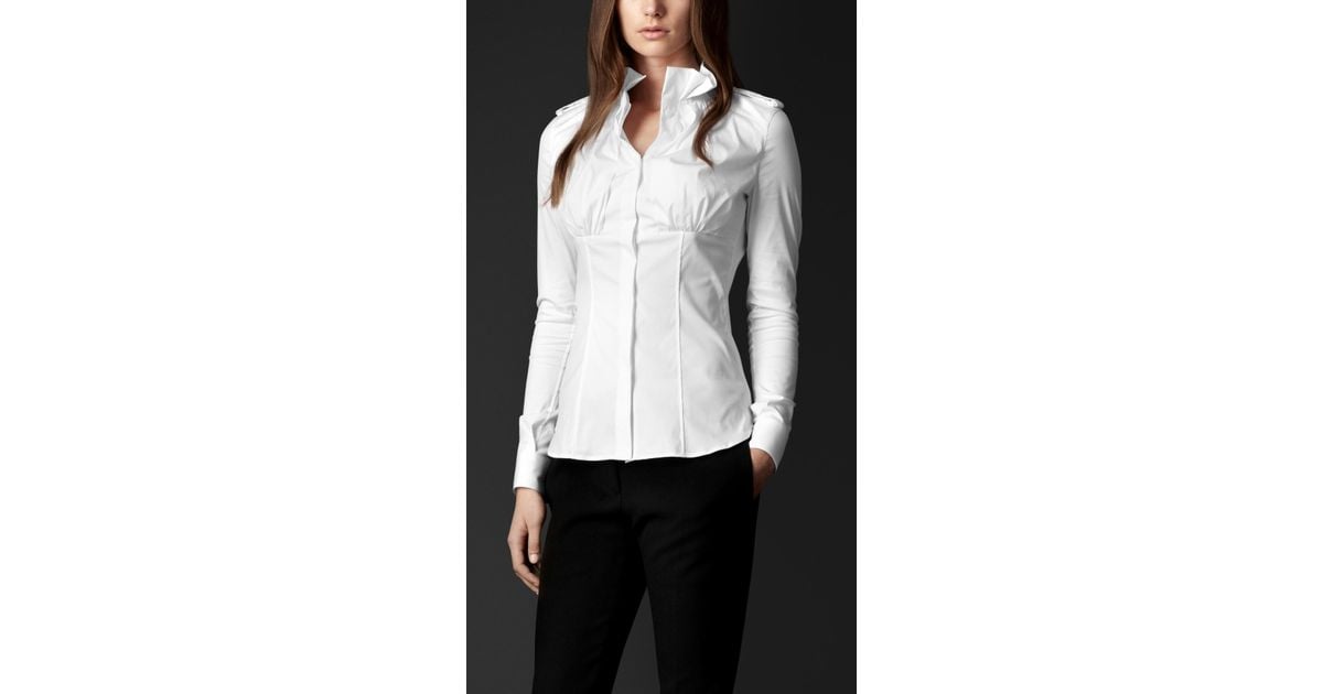 burberry fitted shirt