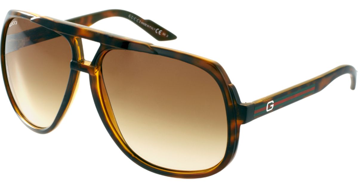 Gucci Young Aviator Sunglasses in Brown 
