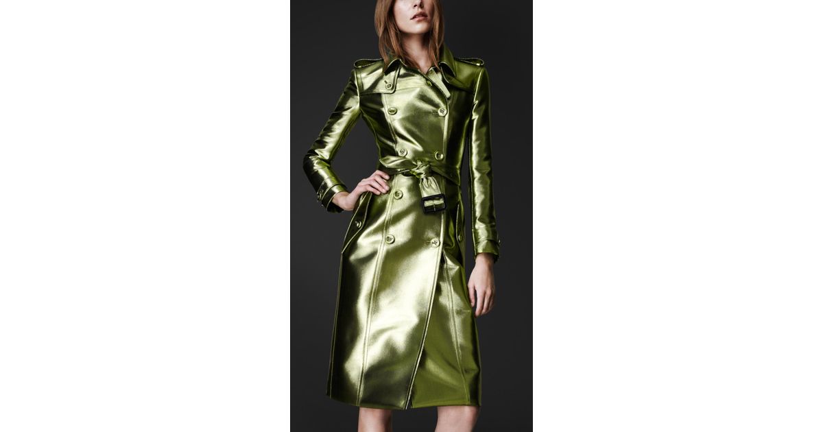 burberry metallic trench