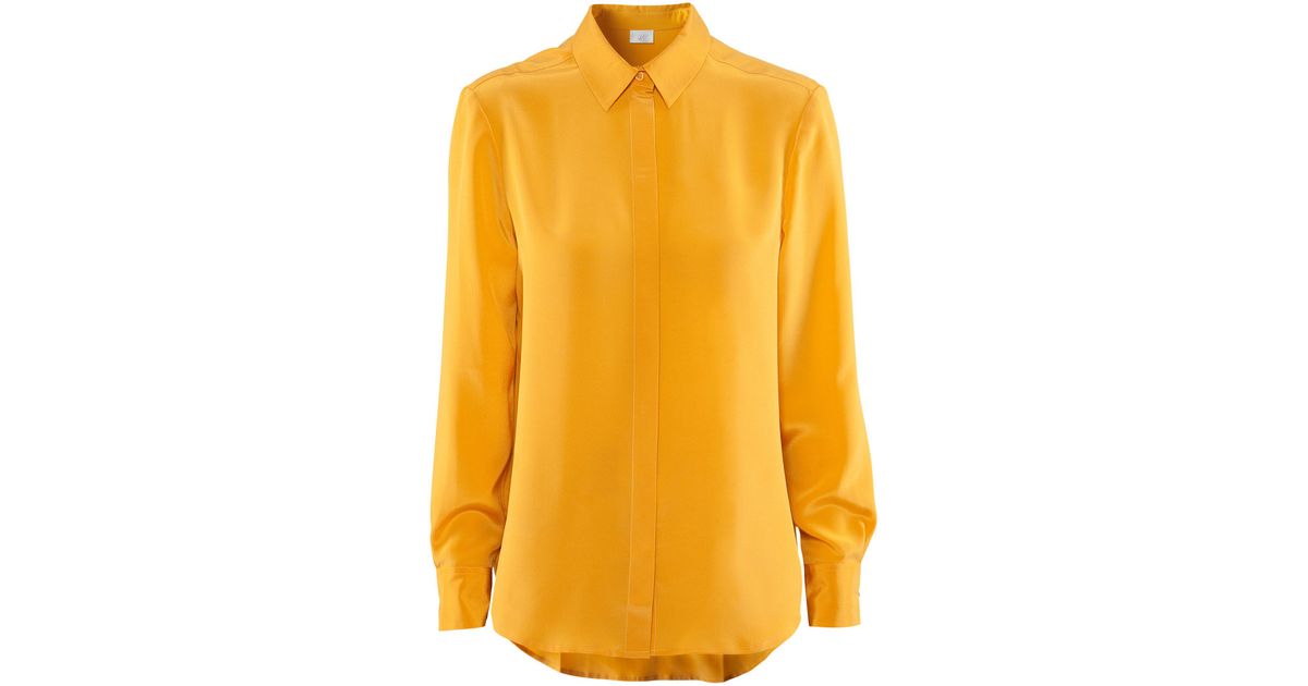 H&M Blouse in Mustard (Yellow) | Lyst