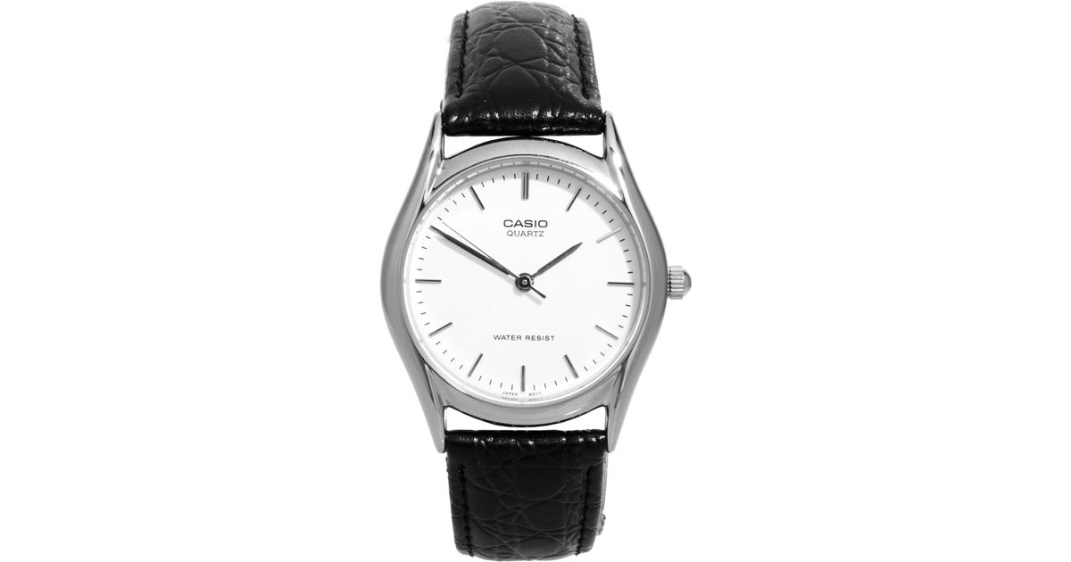 casio black strap watch