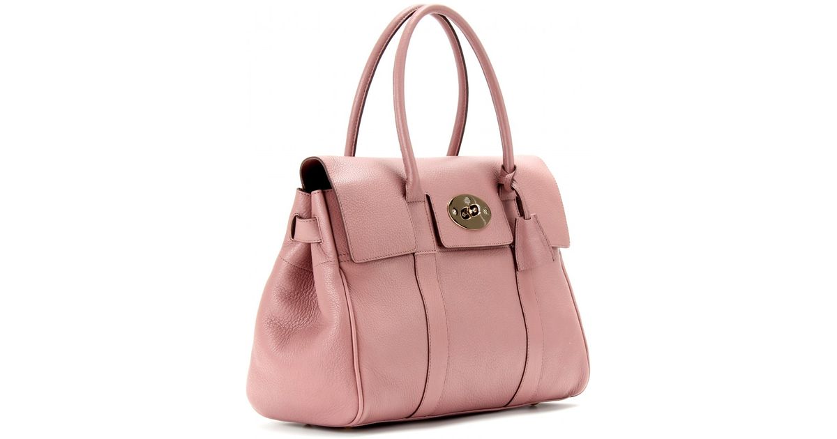 Mulberry Pink Bayswater Leather Tote