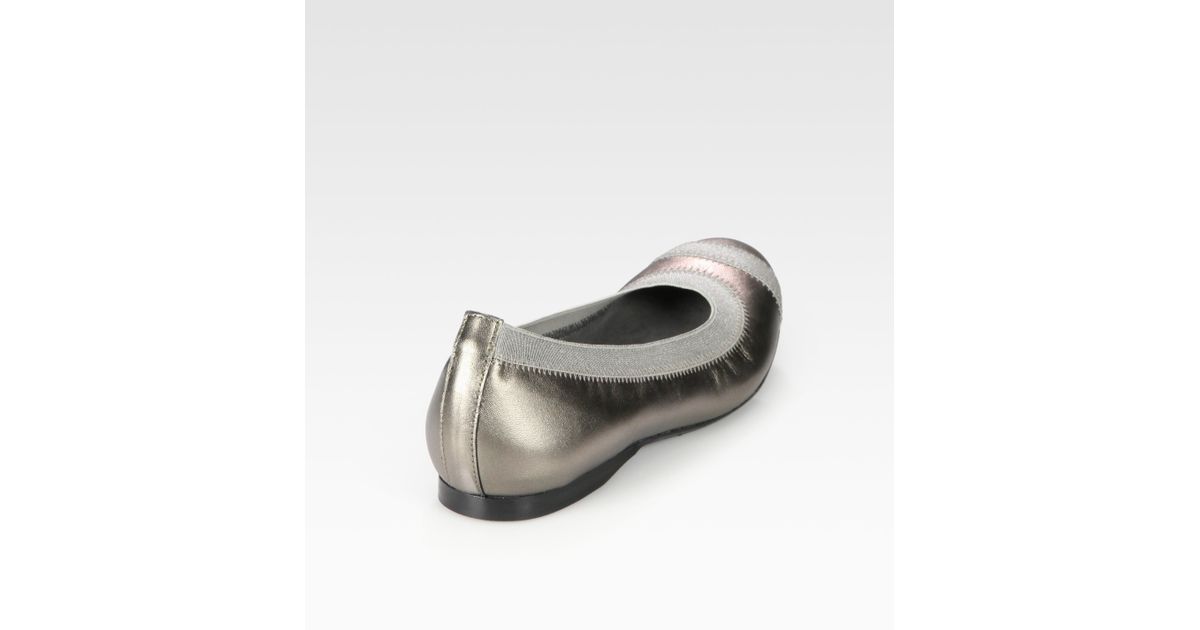 stuart weitzman leather flats