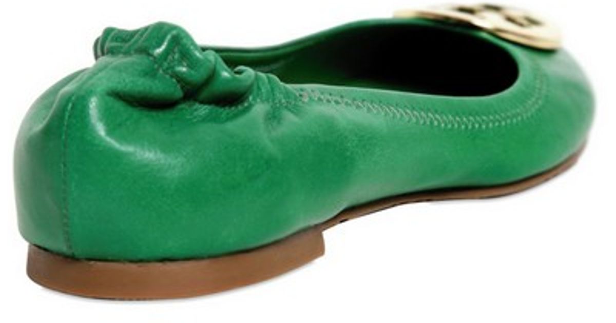 tory burch green flats