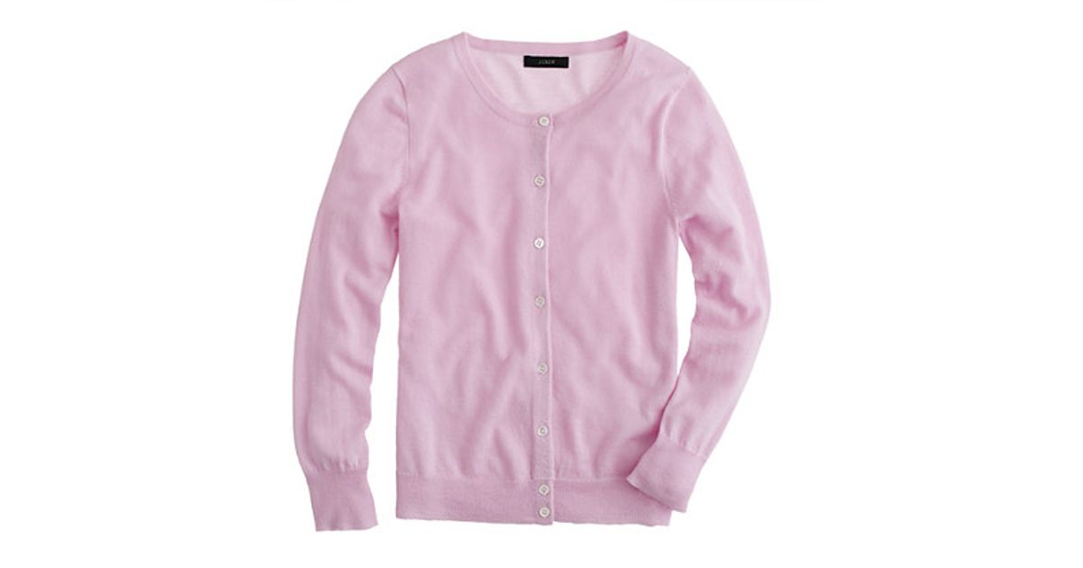 featherweight cashmere cardigan