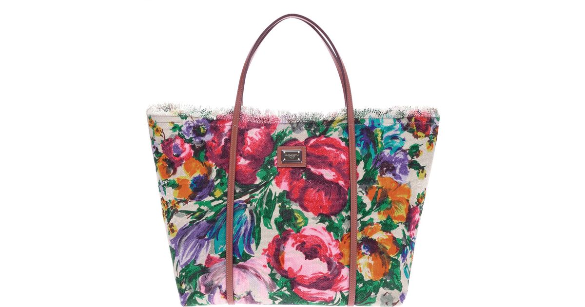 Dolce & Gabbana Floral Tote | Lyst